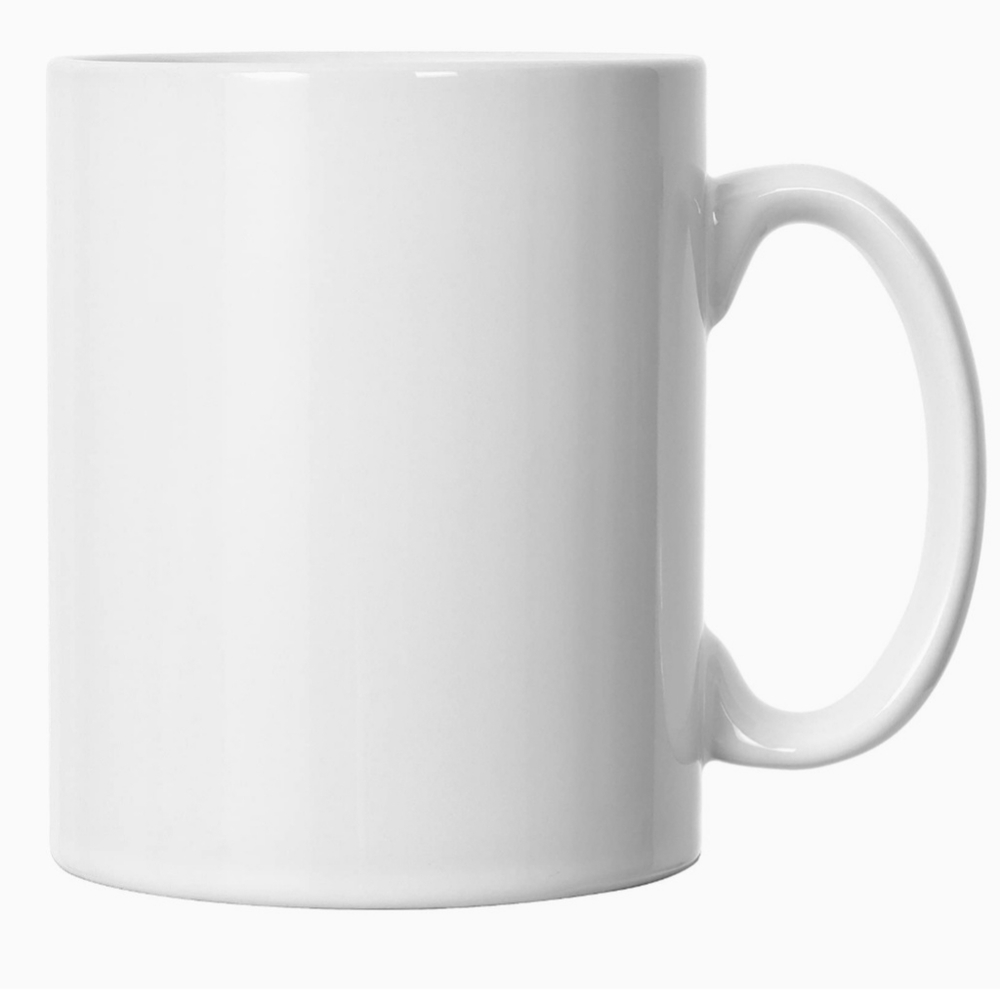 Customize Your White Ceramic Coffee / Tea Mug